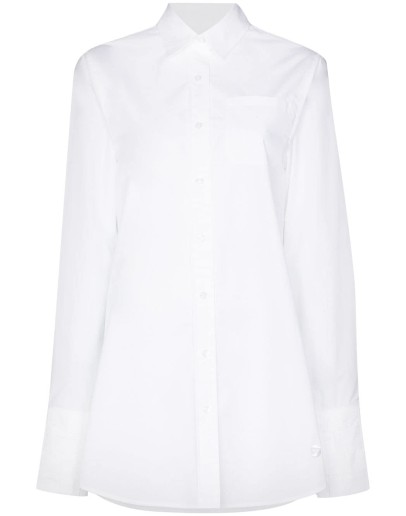 longline buttoned shirt