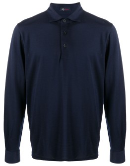 long-sleeved polo shirt