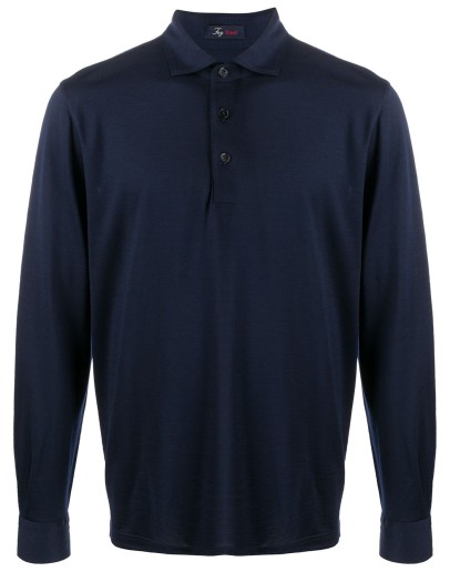 long-sleeved polo shirt