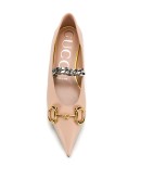 Horsebit detail ballerina shoes