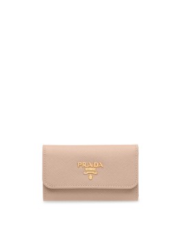 Saffiano leather keyholder