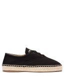 gabardine lace-up espadrilles