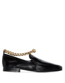 Nick chain-trim leather loafers