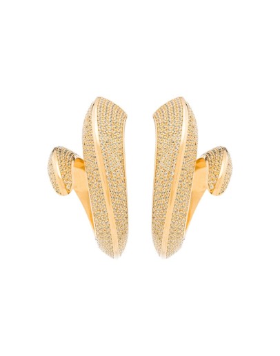 gold-plated sterling silver earrings