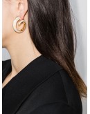 gold-plated sterling silver earrings