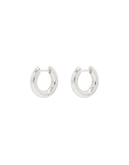 Almost hinged hoop earrings