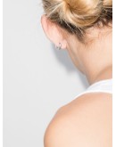 Almost hinged hoop earrings