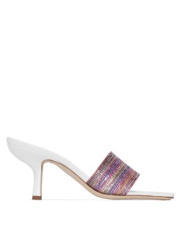 Dylan 70mm crystal-embellished mules 