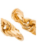 18kt gold-plated hoop earrings