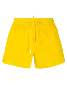 logo print swim shorts