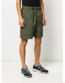 drawstring waist bermuda shorts