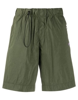 drawstring waist bermuda shorts