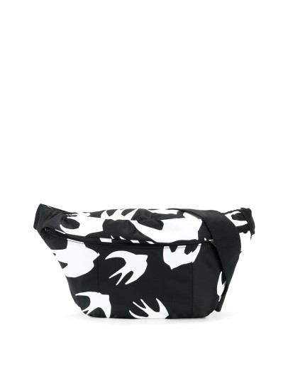swallow print belt bag