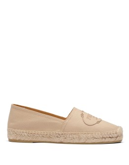 embroidered logo espadrilles