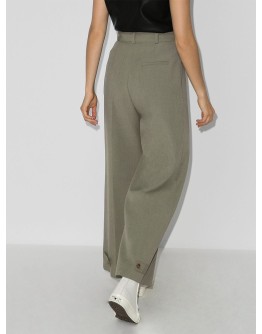 Elvira belted wide-leg trousers