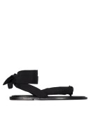 thong-strap tie-strap sandals