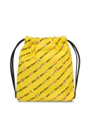 logo print drawstring pouch