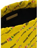 logo print drawstring pouch