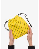 logo print drawstring pouch