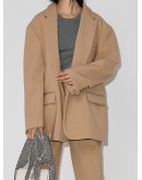 Bea single-breasted boxy blazer