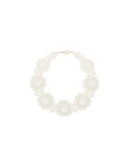daisy-shape pearl necklace