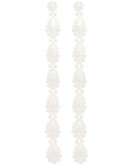 pearl drop long earrings