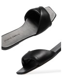 padded flat sandals