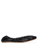 ruched ballet pumps