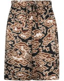 cloud-print Bermuda shorts