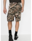cloud-print Bermuda shorts
