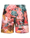 Bulldog Sunshine Diners printed swim shorts