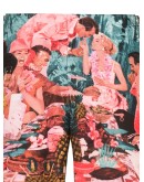 Bulldog Sunshine Diners printed swim shorts