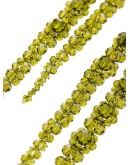 flower drop crystal earrings