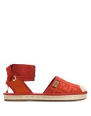 FF motif-embroidered espadrilles