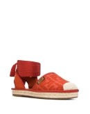 FF motif-embroidered espadrilles