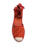 FF motif-embroidered espadrilles