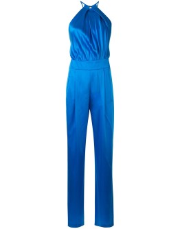 sleeveless halterneck jumpsuit