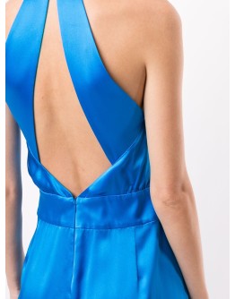 sleeveless halterneck jumpsuit