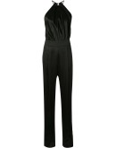 sleeveless halterneck jumpsuit