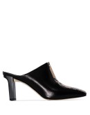 Jude 75mm snake-effect mules
