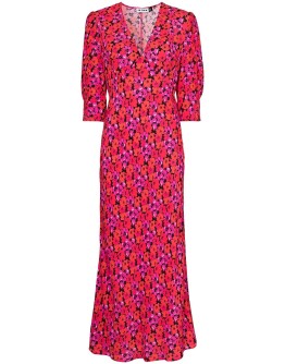 Zadie floral print midi dress