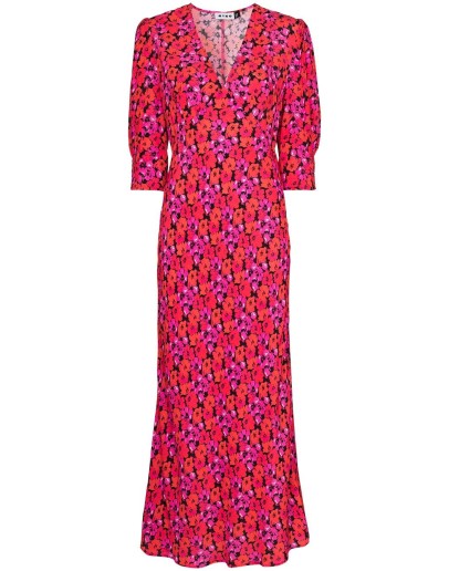 Zadie floral print midi dress