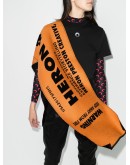 logo jacquard scarf