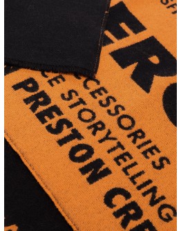 logo jacquard scarf