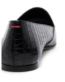 Aurora crocodile-effect loafers