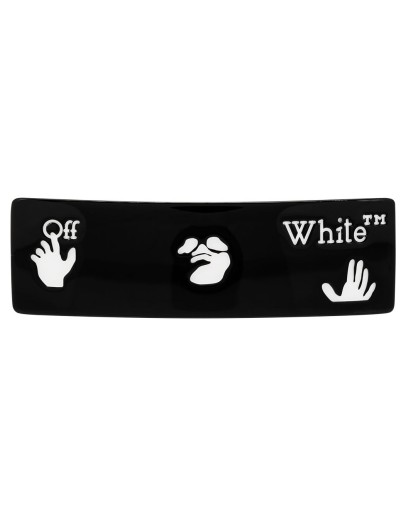 logo hair clip