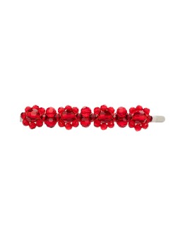 crystal flower hair clip