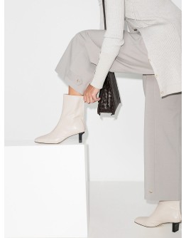 Molly 55m croc-effect ankle boots