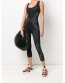 paisley stretch jersey jumpsuit