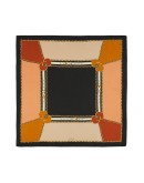 graphic print scarf